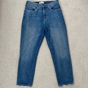 Madewell Mom Jeans - size 28